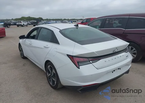 2021 Hyundai Elantra Hybrid Limited из США, поврежденный, VIN KMHLN4AJ0MU007859